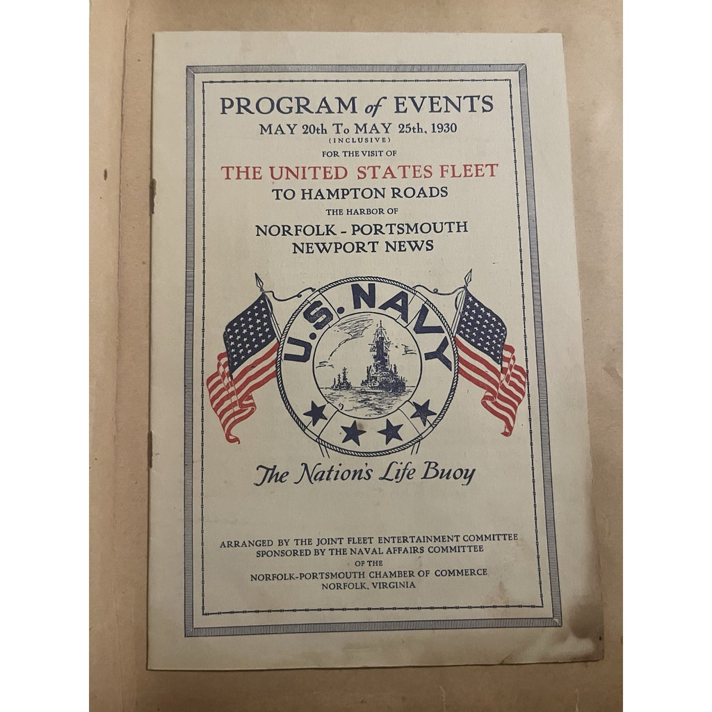 1931 USS Colorado Navy Scrapbook BB-45 Sailor's Log PINUP ART Dr. Seuss Ephemera