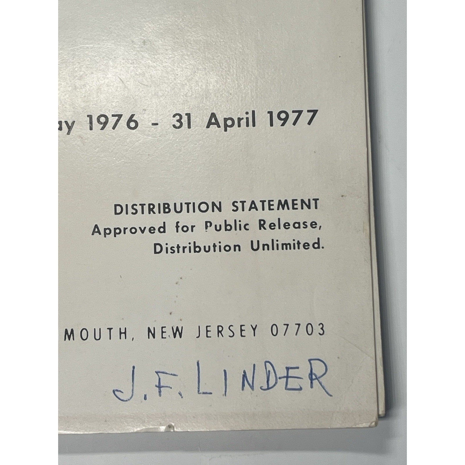 1977 Northrop Corp Hybrid Microelectronics Beam Lead Study Army Report ECOM sign