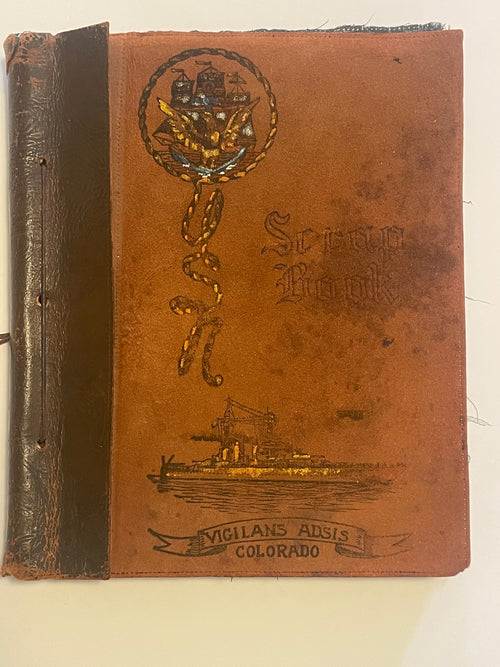 Rare 1930s US Navy Scrapbook – USS Colorado