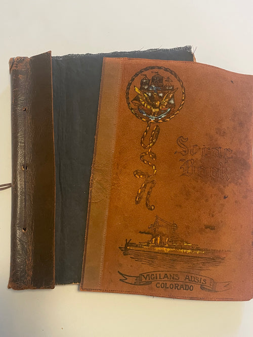 Rare 1930s US Navy Scrapbook – USS Colorado