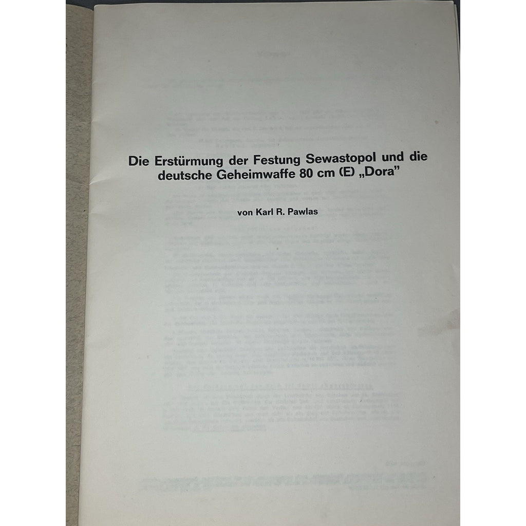 Rare WW2 German Artillery History Magqzine Waffengeschichte 1969