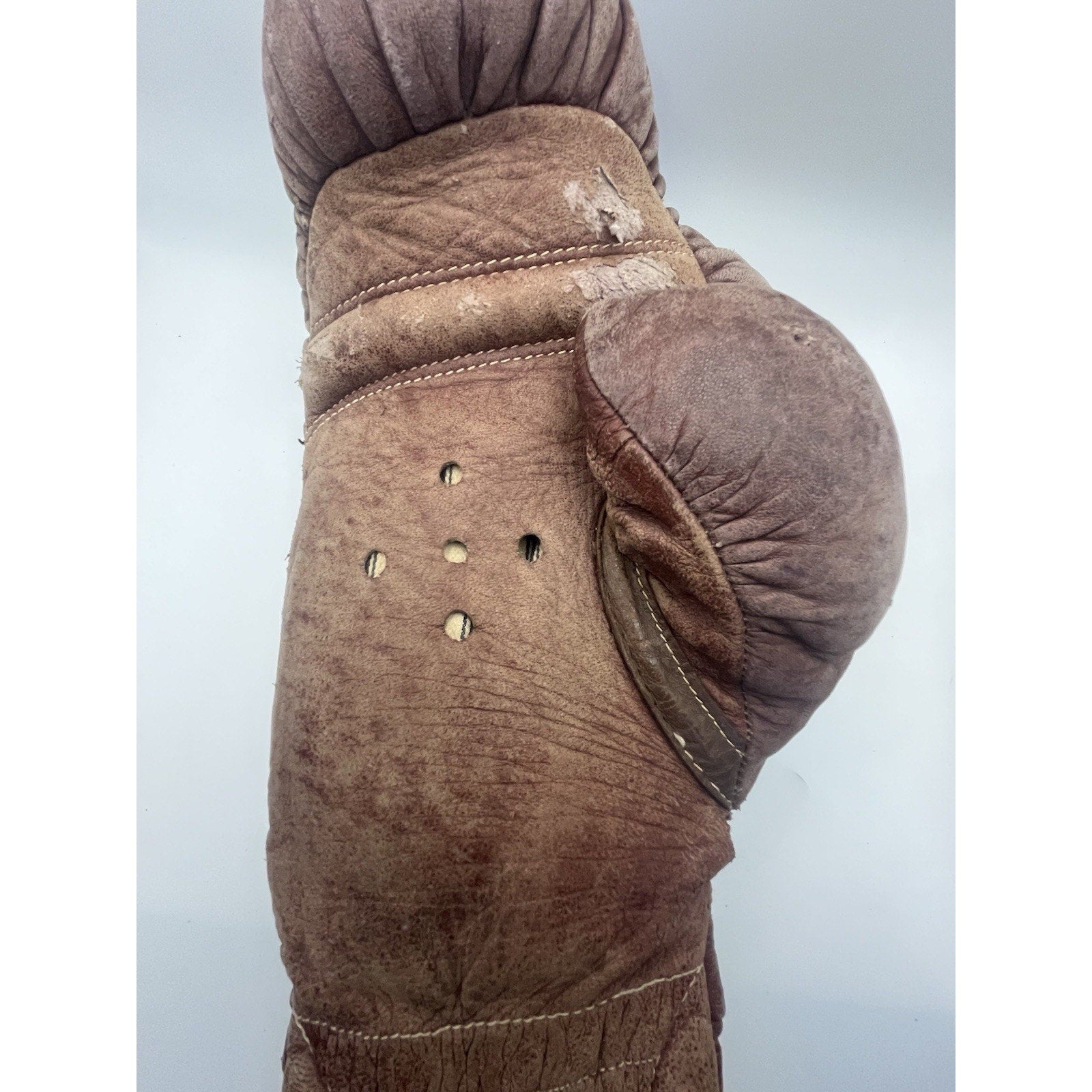 Vtg 1950s Benlee 745-14 Leather Boxing Gloves Horsehair 14oz Rocky Marciano Era