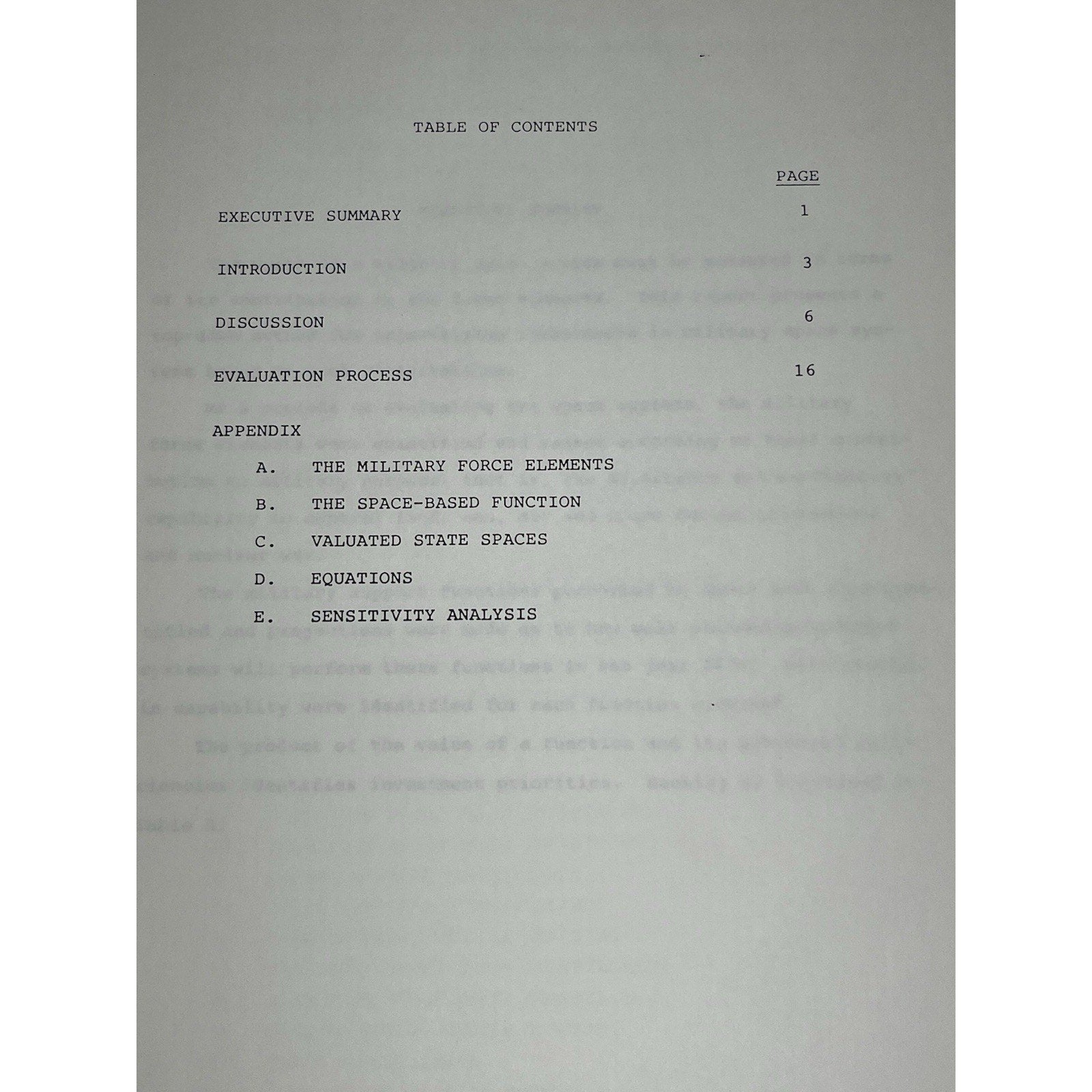 1982 Titan Systems Military Space System Investment Strategy Report Volume 1