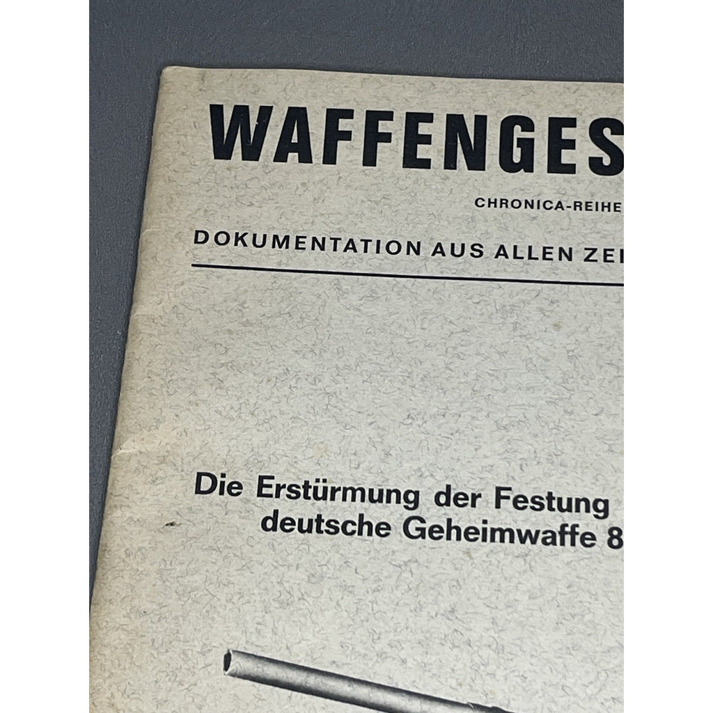Rare WW2 German Artillery History Magqzine Waffengeschichte 1969