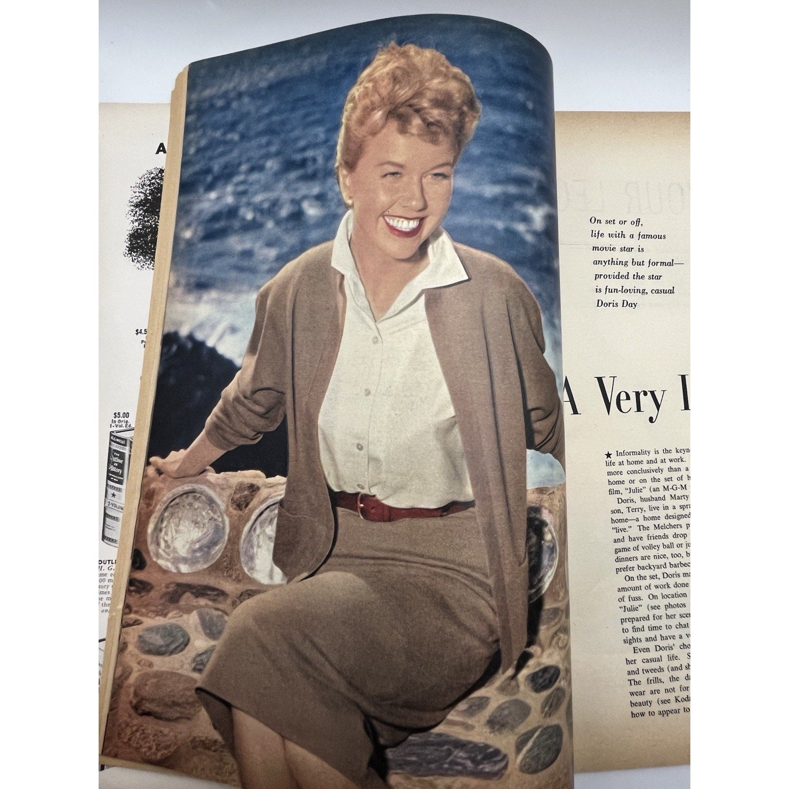 Vintage MOVIELAND Aug 1956 MARILYN MONROE Debbie Reynolds MARLON BRANDO Cover