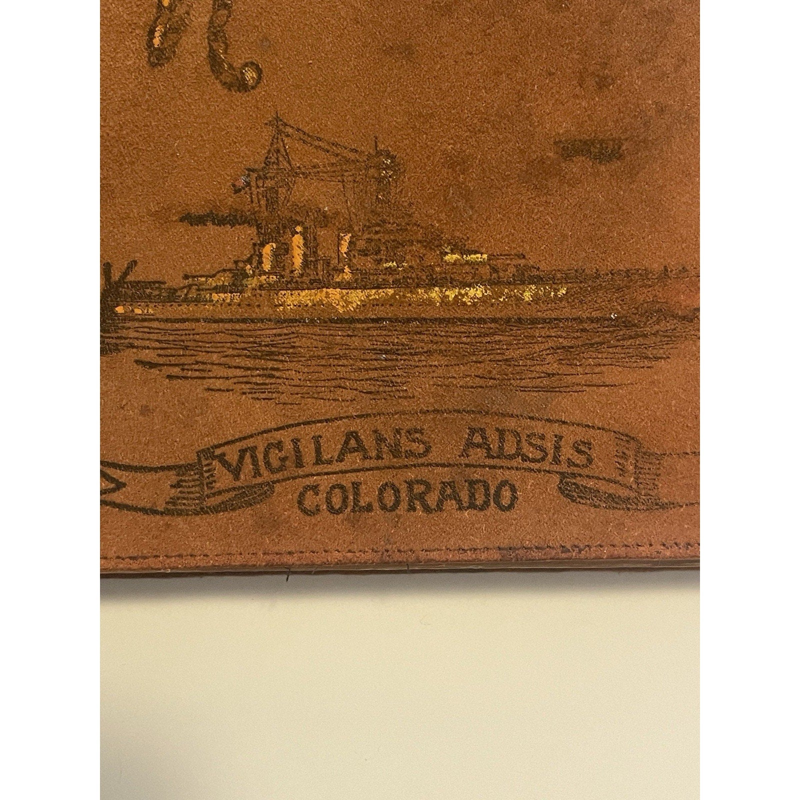 1931 USS Colorado Navy Scrapbook BB-45 Sailor's Log PINUP ART Dr. Seuss Ephemera