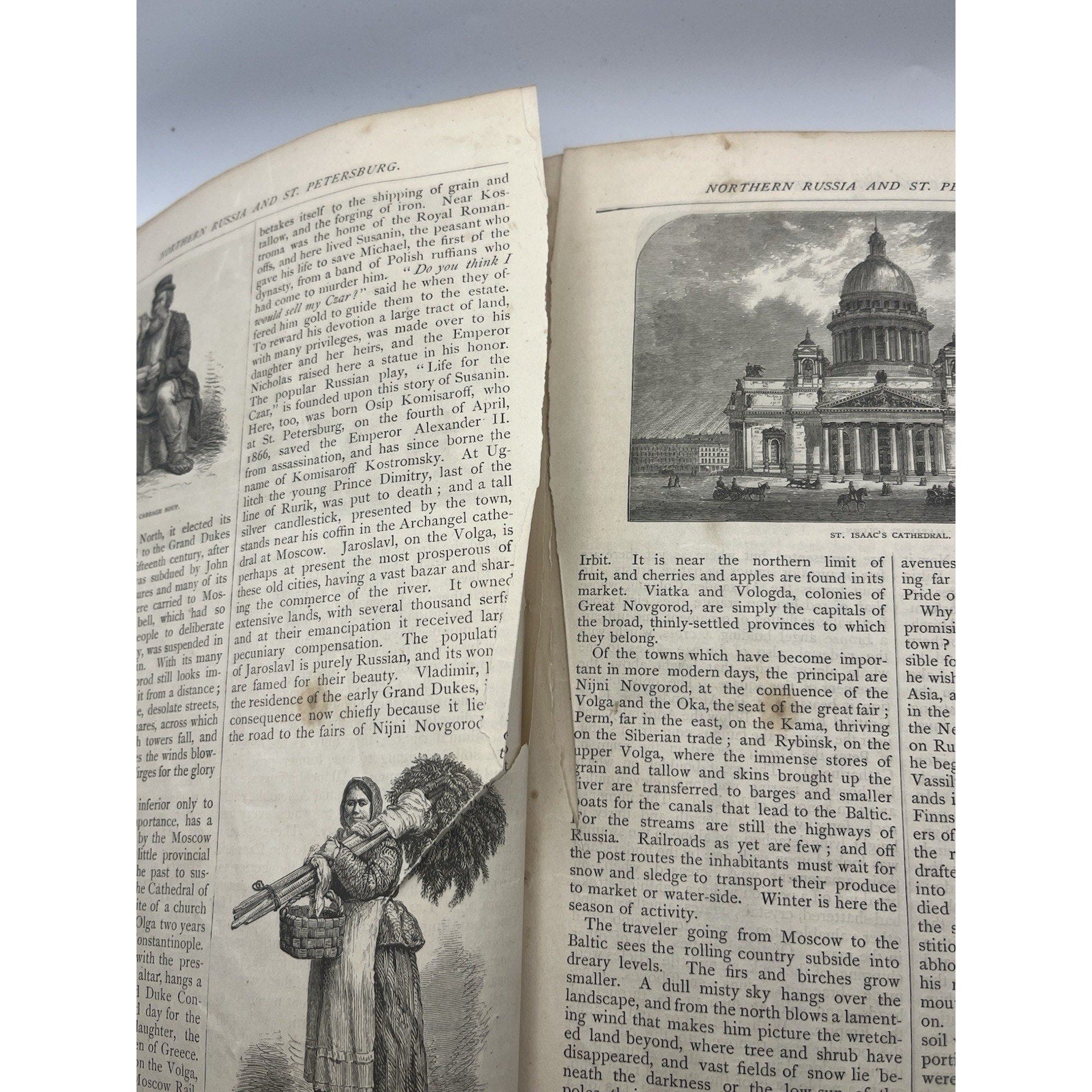 1872-1873 SCRIBNER’S MONTHLY Illustrated Bound Volume J.G. Holland - Antique