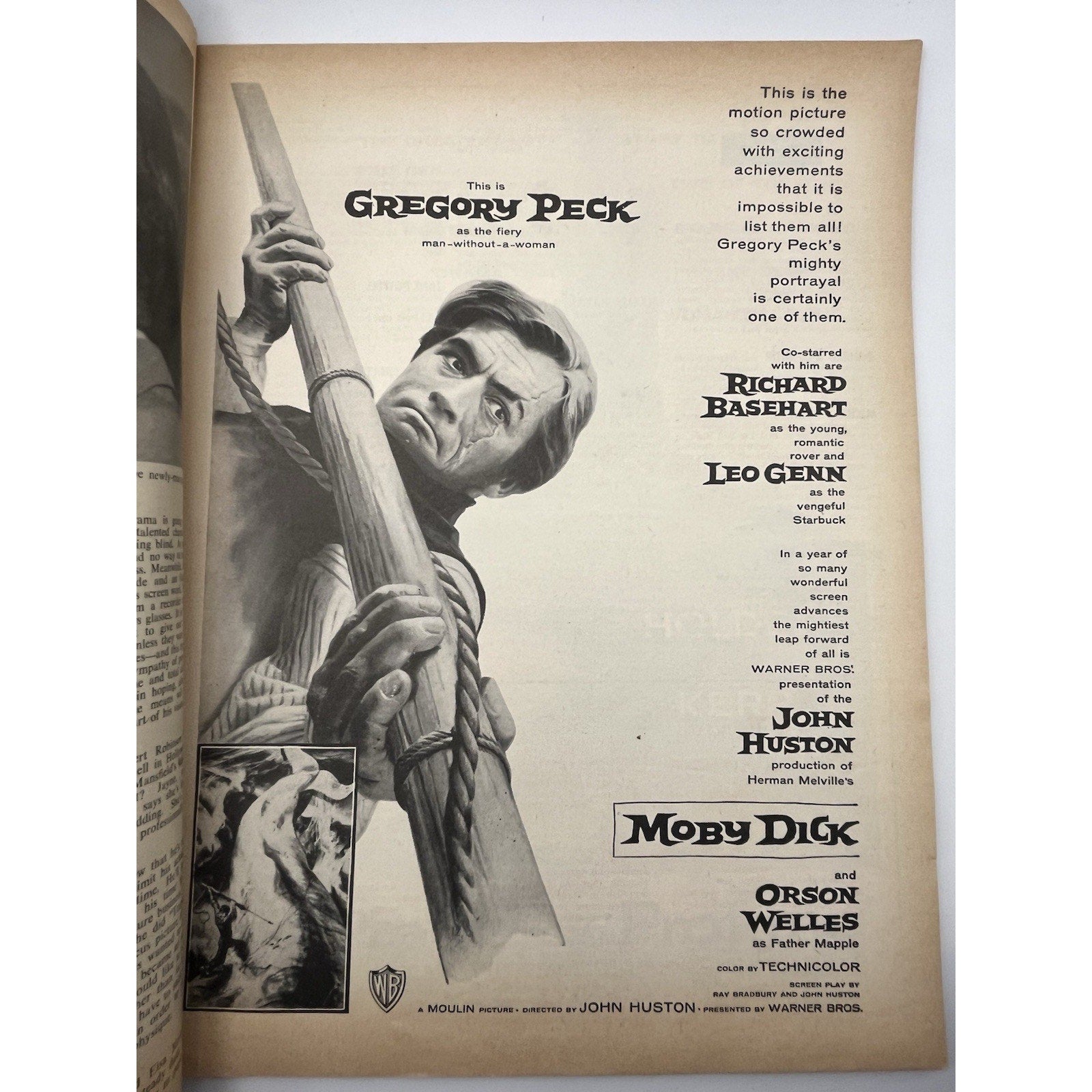 Vintage MOVIELAND Aug 1956 MARILYN MONROE Debbie Reynolds MARLON BRANDO Cover